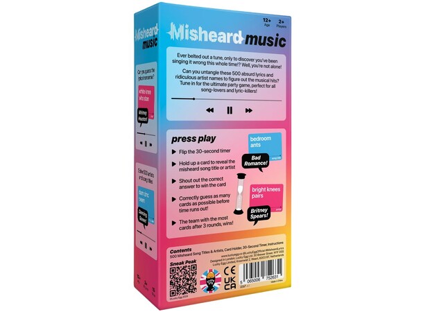 Misheard Music Partyspel 