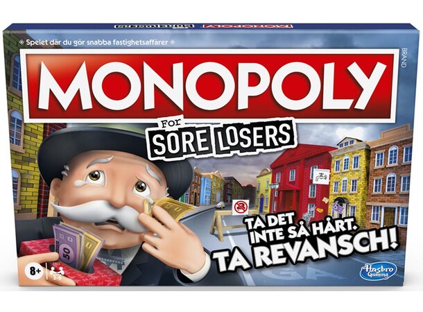 Monopoly For Sore Losers Brädspel Svensk utgåva 