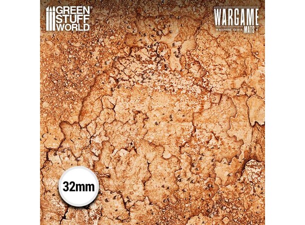 Neoprene Mat 22x32 Dreadrock Badlands Green Stuff World - 56 x 76 cm 