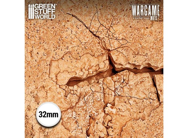 Neoprene Mat 22x32 Dreadrock Badlands Green Stuff World - 56 x 76 cm 
