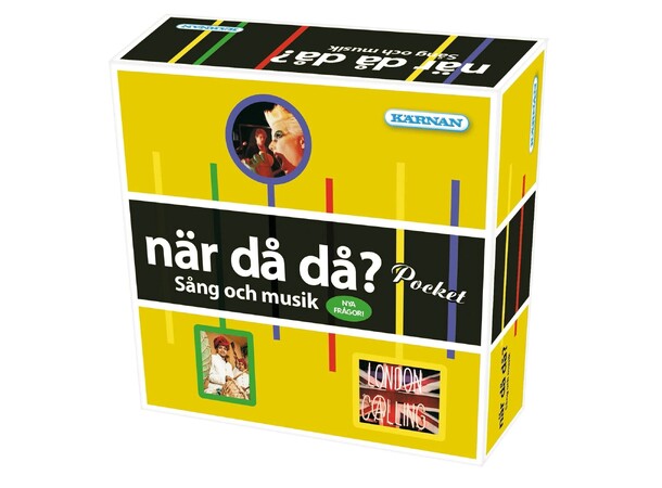 När då då Pocket Sång Musik Frågespel Svensk utgåva 