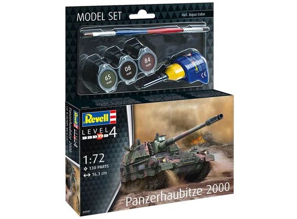 Panzerhaubitzen 2000 Starter Set Revell 1:72 Byggsats 