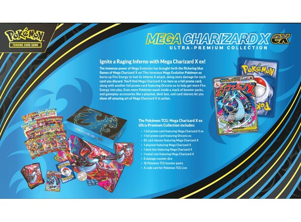 Pokemon Mega Charizard X ex UPC Ultra Premium Collection 