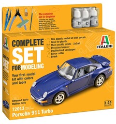 Porsche 911 Turbo Complete Set Italeri 1:24 Byggsats