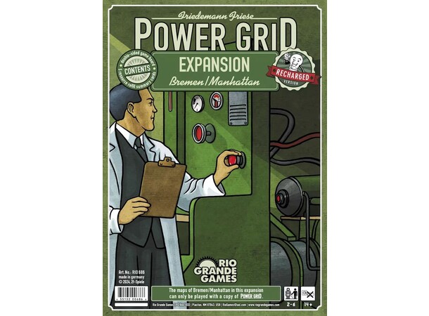 Power Grid Bremen/Manhattan Expansion Expansion till Power Grid 