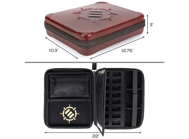 RPG Organizer Case - Röd Collector's Edition 