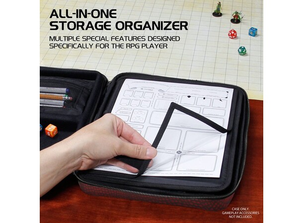 RPG Organizer Case - Röd Collector's Edition 