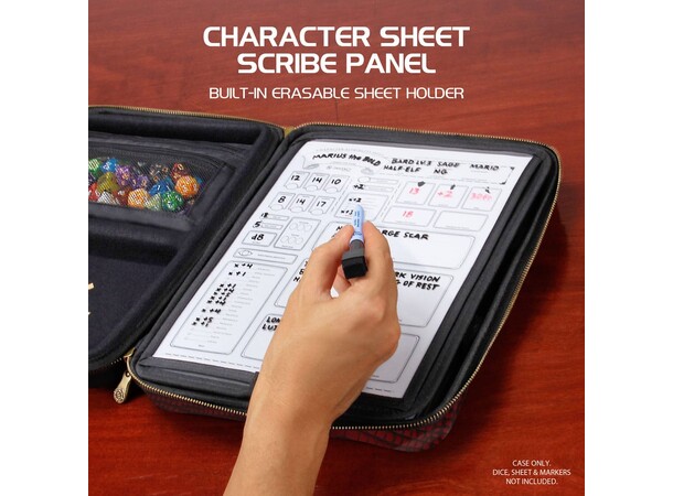 RPG Organizer Case - Röd Collector's Edition 