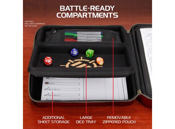 RPG Organizer Case - Röd Collector's Edition 