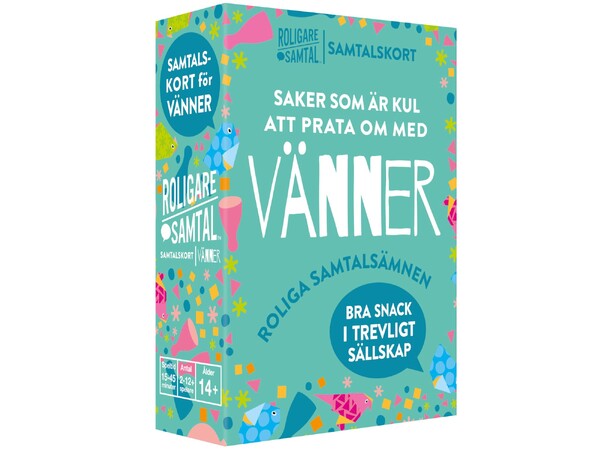 Roligare Samtal Vänner Partyspel Svensk utgåva 