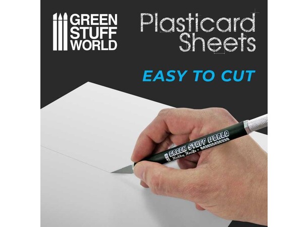 Styrene Sheets 1,5 mm - 3 st Green Stuff World 