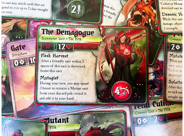 Summoner Wars The Filth Expansion Faction Deck till Summoner Wars 