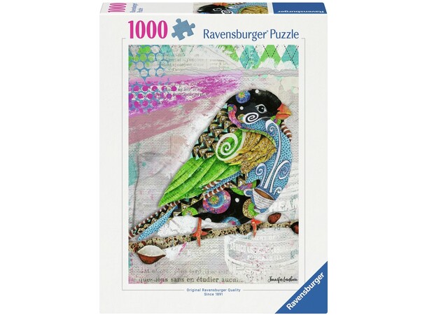 Swirly Bird 1000 bitar Pussel Ravensburger Puzzle 