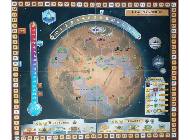 Terraforming Mars Utopia/Cimmeria Exp Svensk utgåva 
