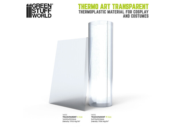 ThermoArt Transparent 375x500mm 0.75mm Green Stuff World 