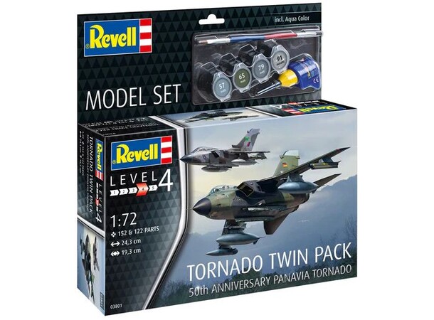 Tornado Twin Pack 50th Anniv Starter Set Revell 1:72 Byggsats 