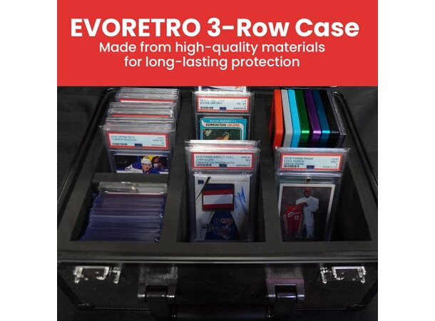 Trading Card Suitcase Black Small Evoretro 