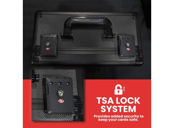 Trading Card Suitcase Black Small Evoretro 