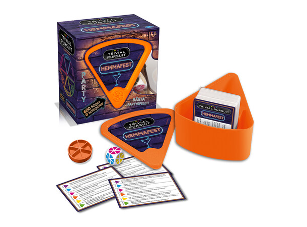 Trivial Pursuit Hemmafest Partyspel Svensk utgåva 