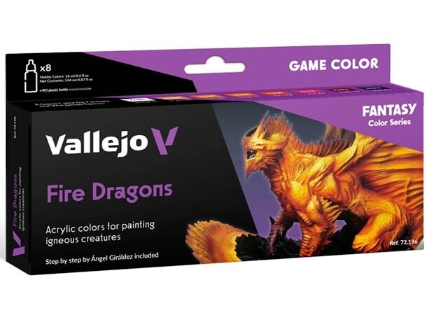 Vallejo Game Color Set Fire Dragons 