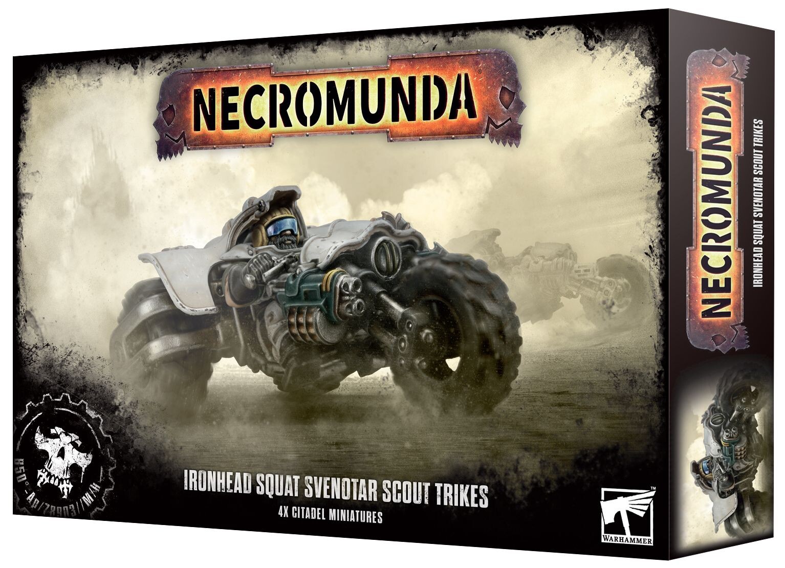 Necromunda Squat Prospectors Svenoatar Svenotar Scout Trikes