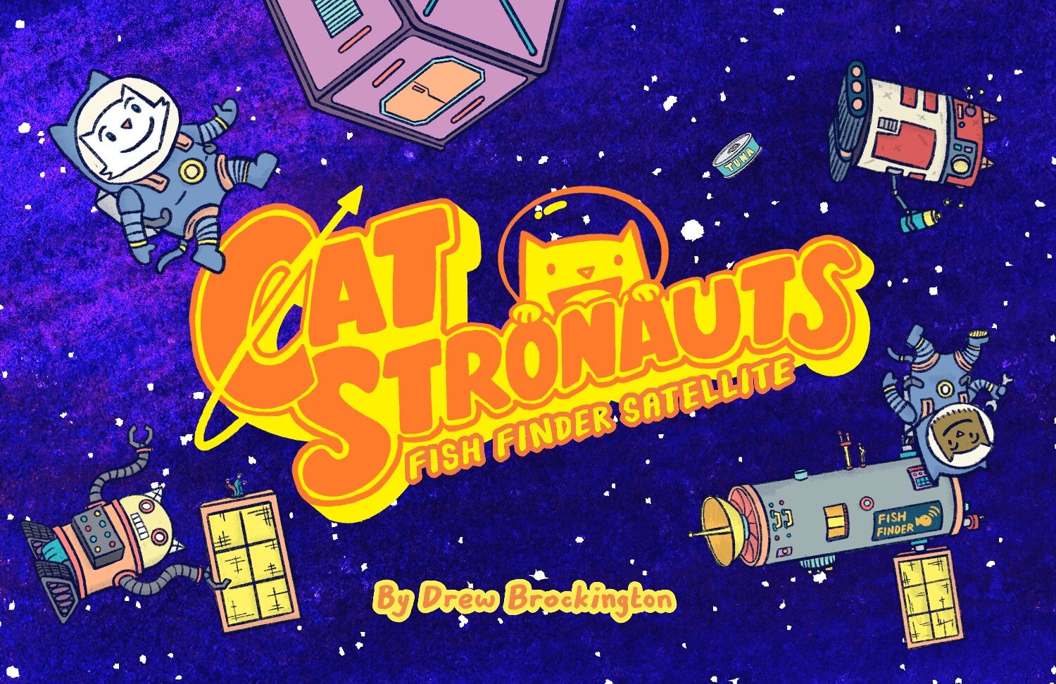 CatStronauts Fish Finder Satellite Exp Expansion till CatStronauts