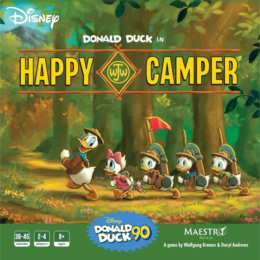 Donald Duck in Happy Camper Brädspel