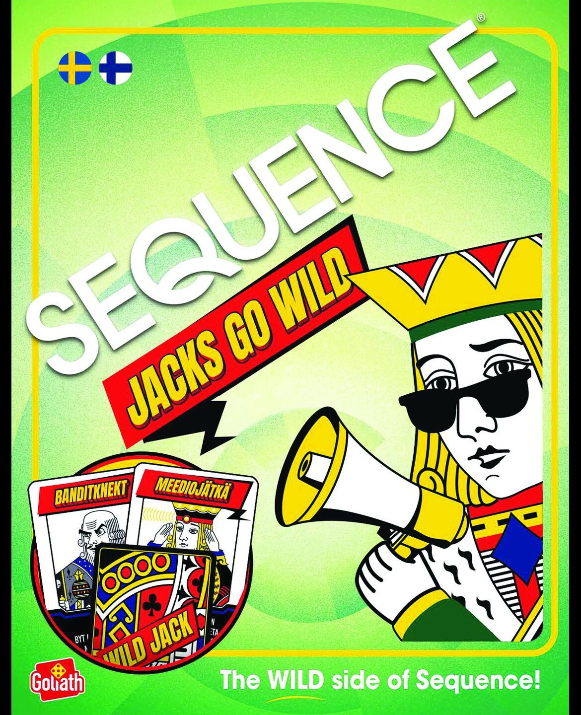 Sequence Jacks Go Wild Brädspel Svensk utgåva