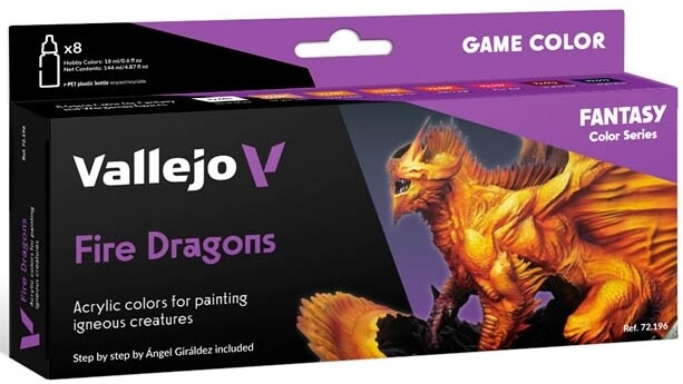 Vallejo Game Color Set Fire Dragons
