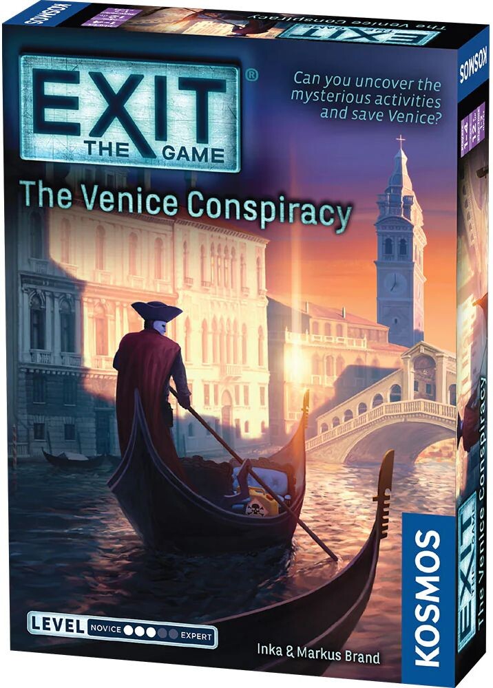 EXIT 16 Konspirationen Venedig Brädspel Svensk utgåva