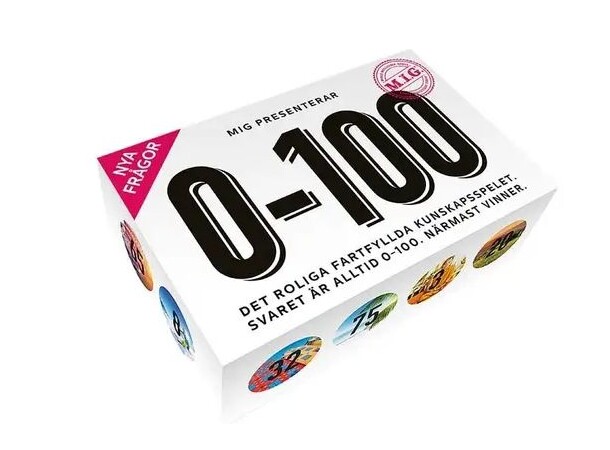 0-100 Mini Frågespel Svensk utågva 