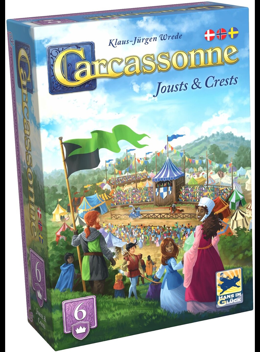 Carcassonne Jousts & Crests Expansion Svensk utgåva