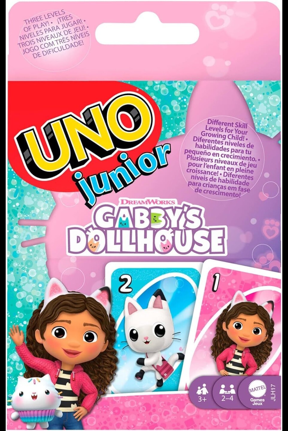 UNO Junior Gabbys Dollhouse Kortspel