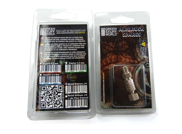 Airbrush QuickRelease Adapter 1/8 Green Stuff World 