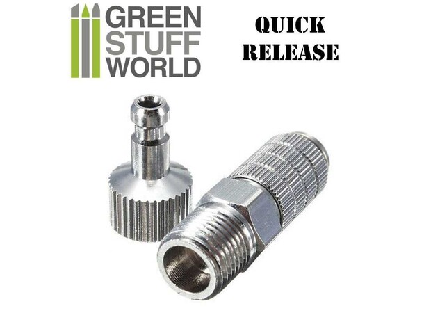 Airbrush QuickRelease Adapter 1/8 Green Stuff World 