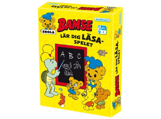 Bamse Lär dig läsa spelet Brädspel Svensk utgåva 