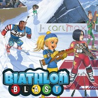 Biathlon Blast Brädspel 