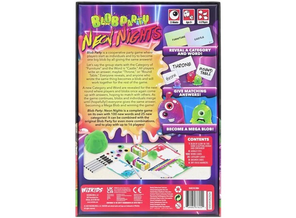 Blob Party Neon Nights Partyspel 