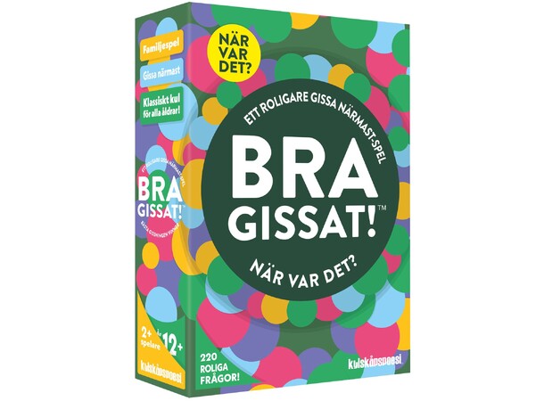 Bra gissat När var det Partyspel Svensk utgåva 