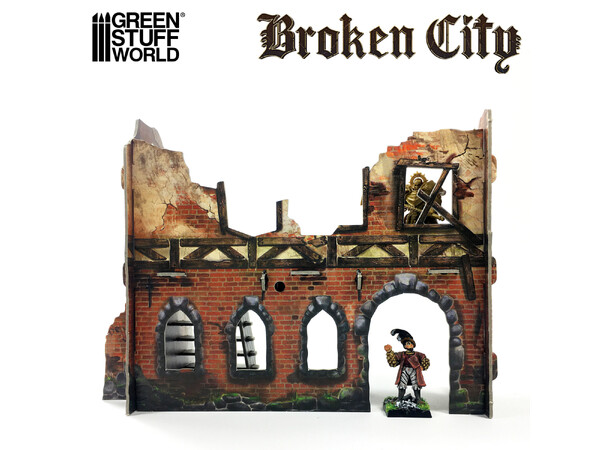 Broken City Terrain Set Green Stuff World 