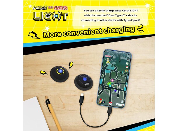 Brook Pocket Auto Catch Light För Pokemon GO 