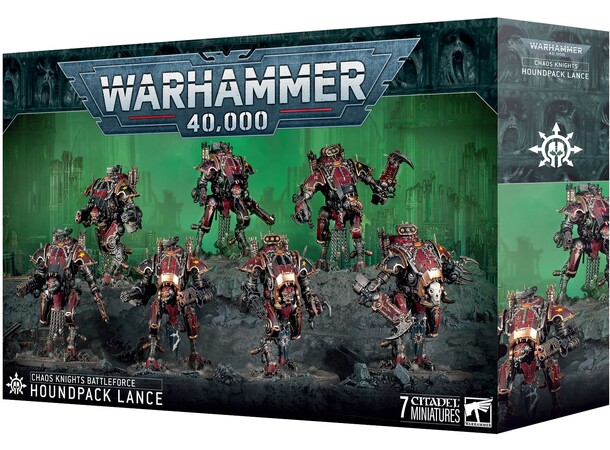 Chaos Knights Battleforce Houndpack Lance - Warhammer 40K 