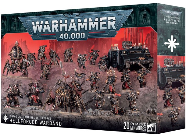Chaos Space Marines Hellforged Warband Warhammer 40K Battleforce 