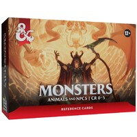D&D Monsters Animals & NPCs Dungeons & Dragons Reference Cards