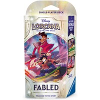 Disney Lorcana Fabled Starter Deck #1 Max, Goofy & Powerline - Emerald & Ruby