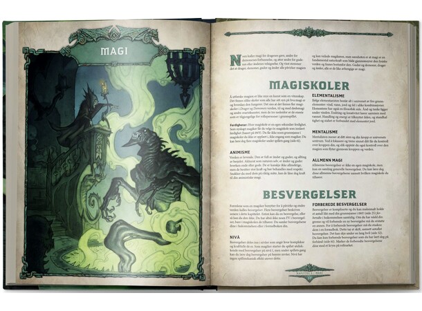 Drager og Demoner Regelbok - NORSK 