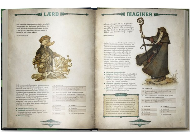 Drager og Demoner Regelbok - NORSK 