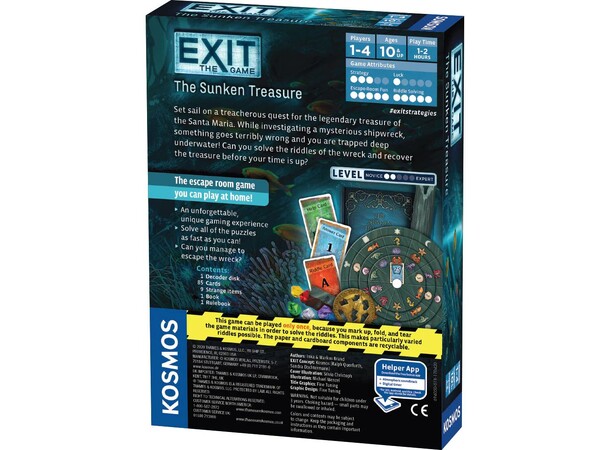 EXIT The Sunken Treasure Brädspel 