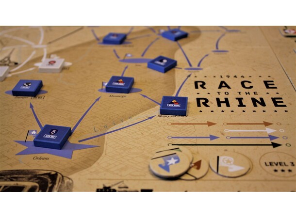 Keep em Rolling 1944 Brädspel Race to the Rhine 