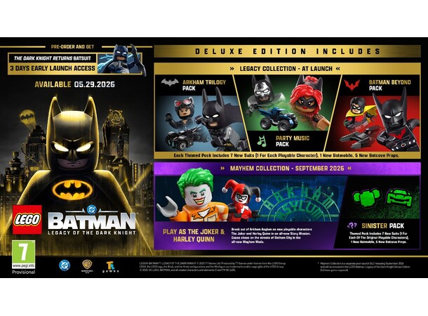 Lego Batman Dark Knight Deluxe Switch 2 Legacy of the Dark Knight 